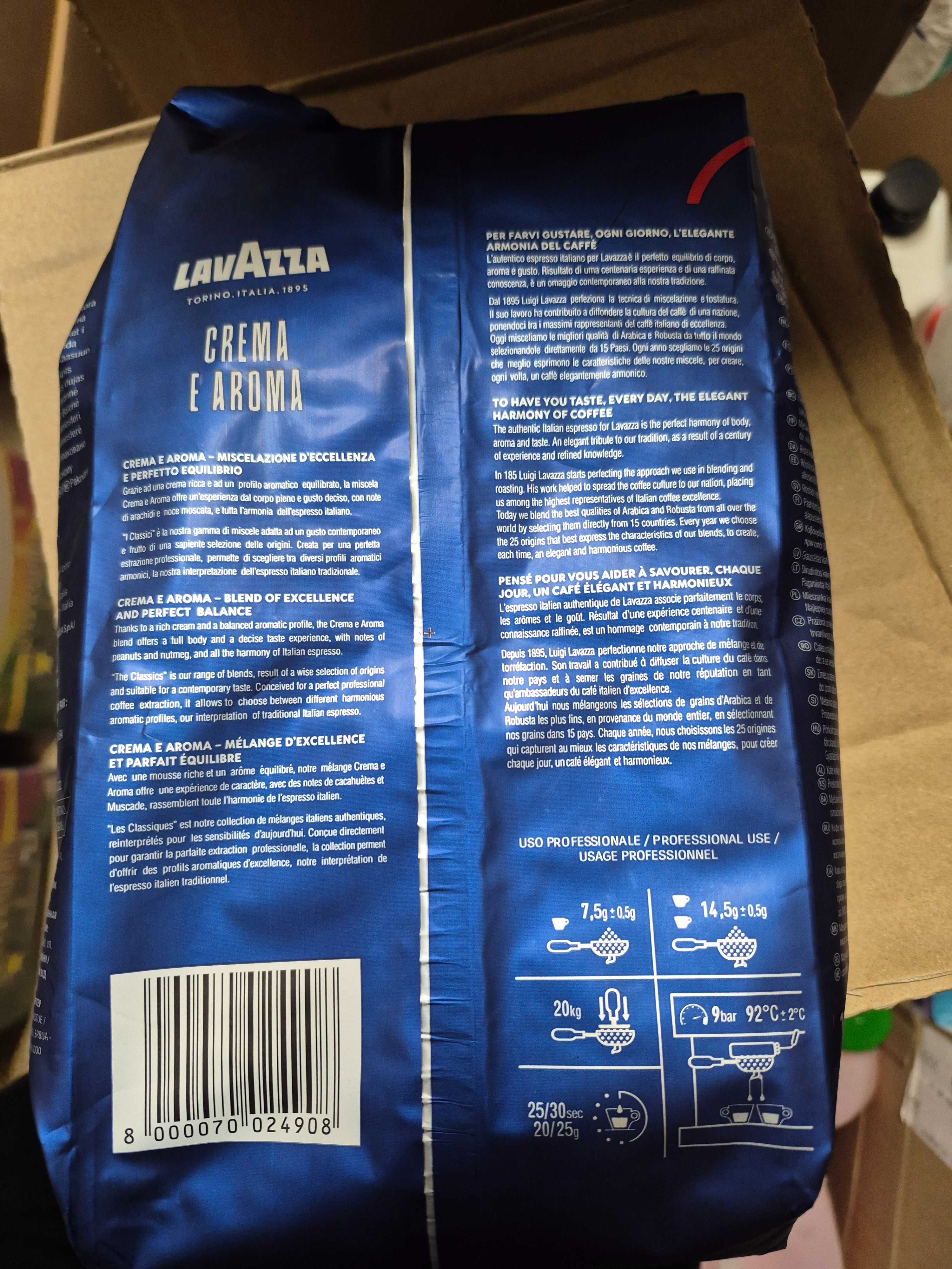 Lavazza crema e aroma niebieska 6x 1kg