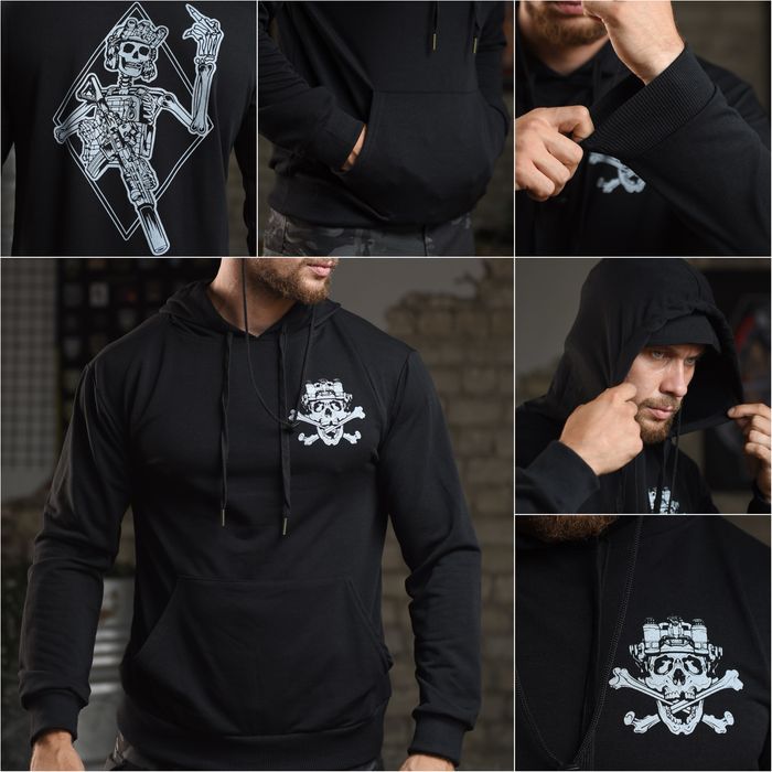 Худі кофта руни, ак-74,водій,парамедик, череп, далі бога немає, вивезу