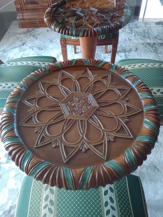 Mesa de vidrio + 4 cadeiras (como novo)