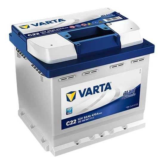 Akumulator VARTA Blue Dynamic C22 52Ah 470A EN