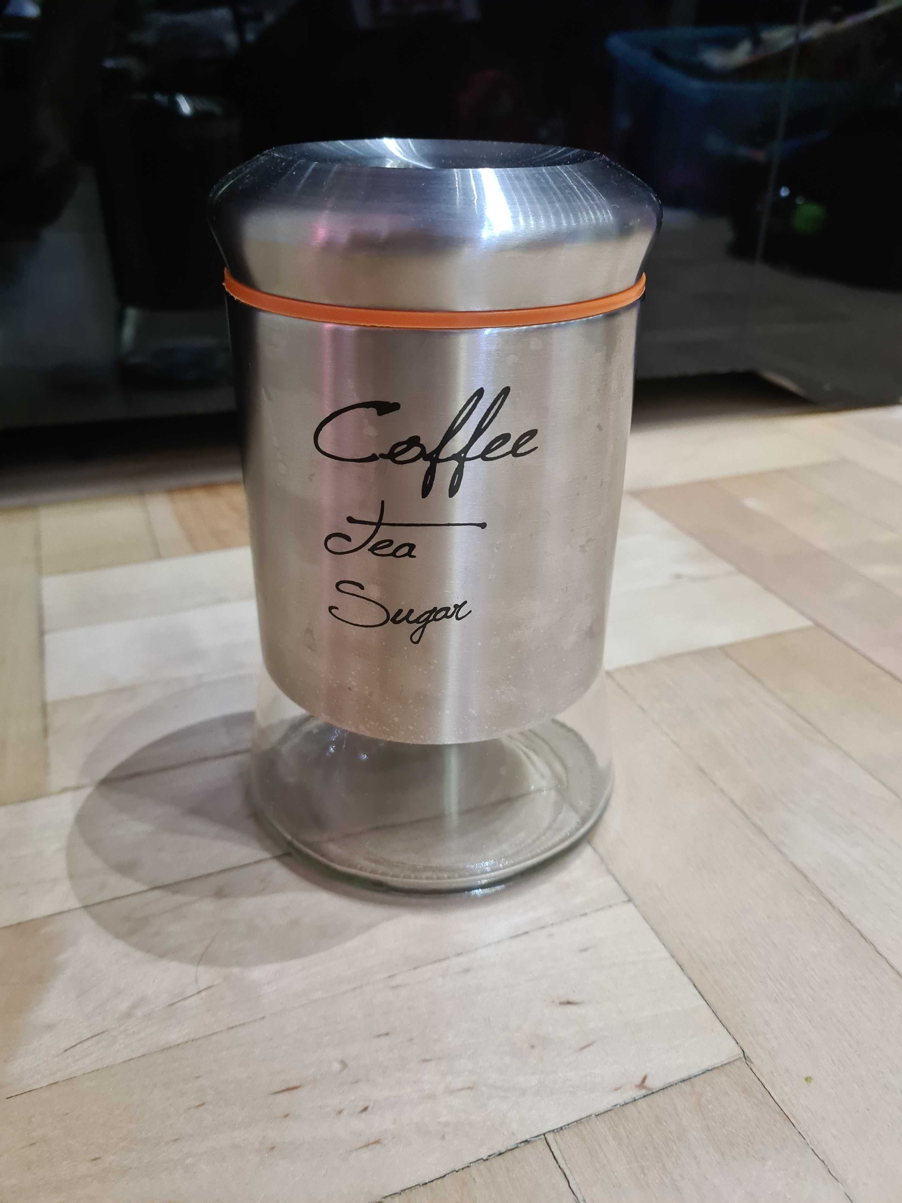 Szklany pojemnik na kawę,pojemność 1L