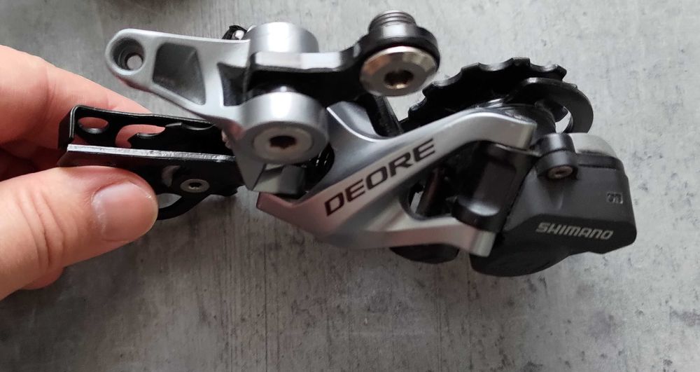Shimano Przerzutka Deore RD-M615 i manetka Deore SL-M610 10rz Jak NOWE