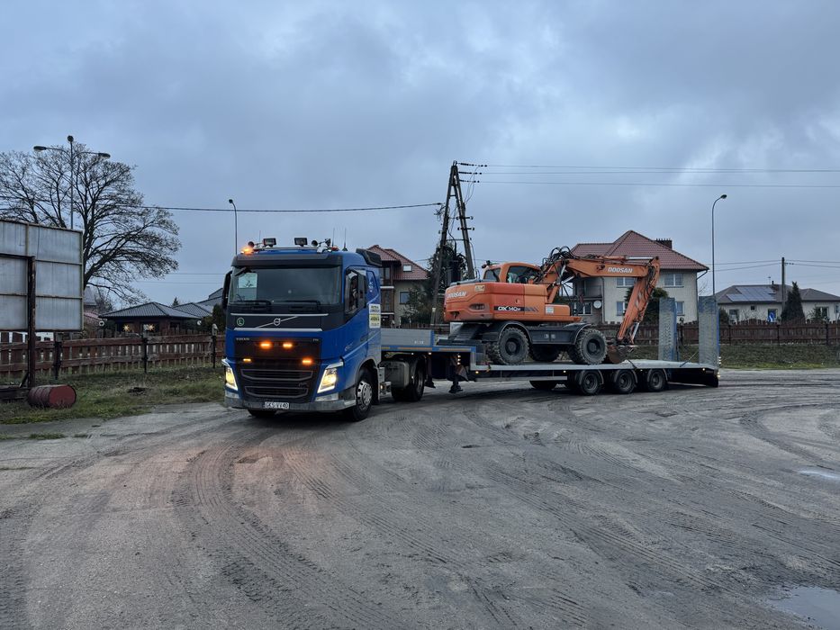 Usługi koparko ładowarka Transport wywrotką