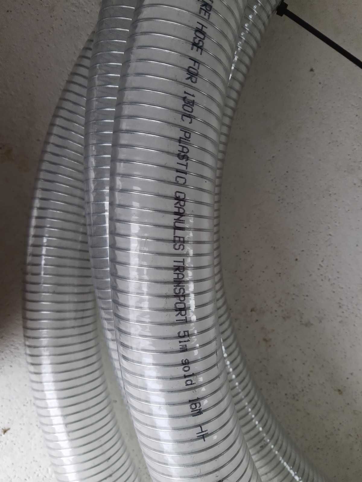 Rura wąż zbrojony, spiro, odciągowy, 50 mm, PVC/PCV, długość 10 mb.
