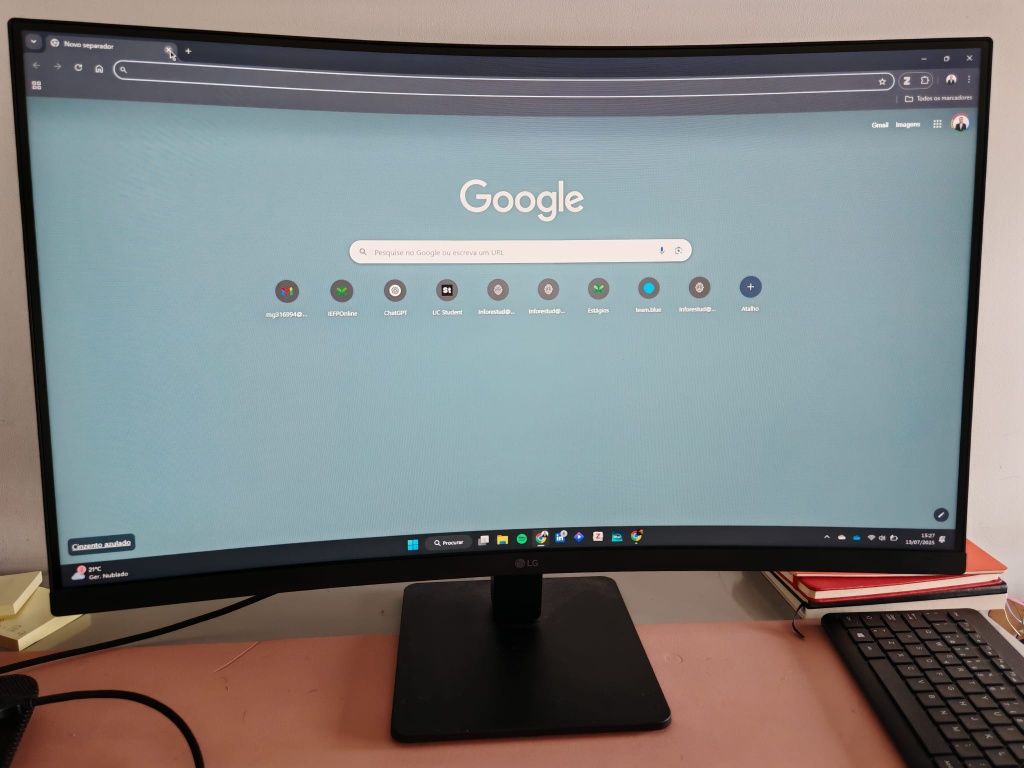Monitor LG 32'' curvo