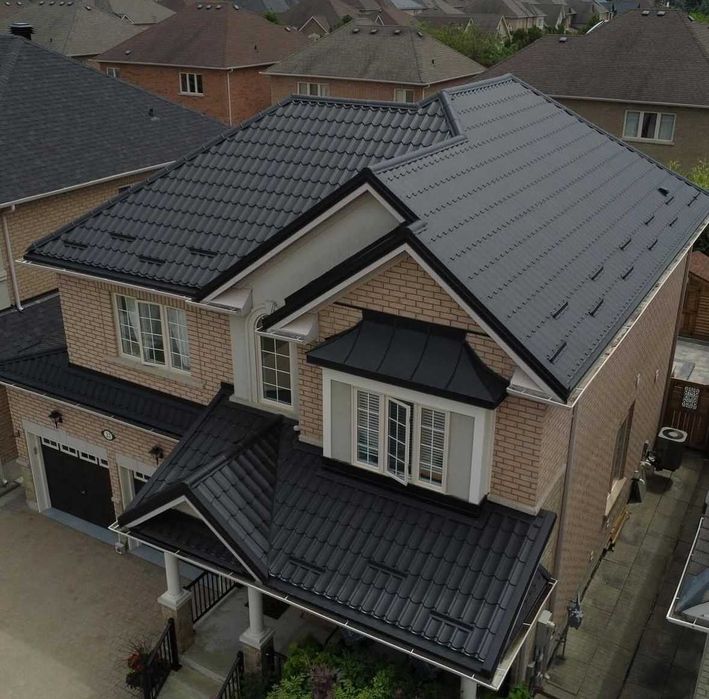 Будівництво даху з нуля Монтаж • Зведення • Металочерепиця для дахів