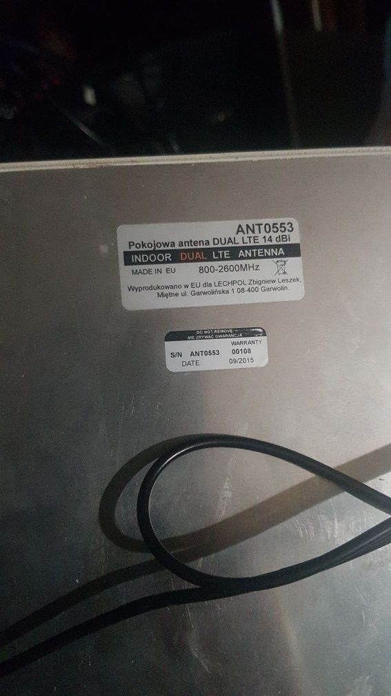 Pokojowa antena  dual LTE  14dbi sprawna