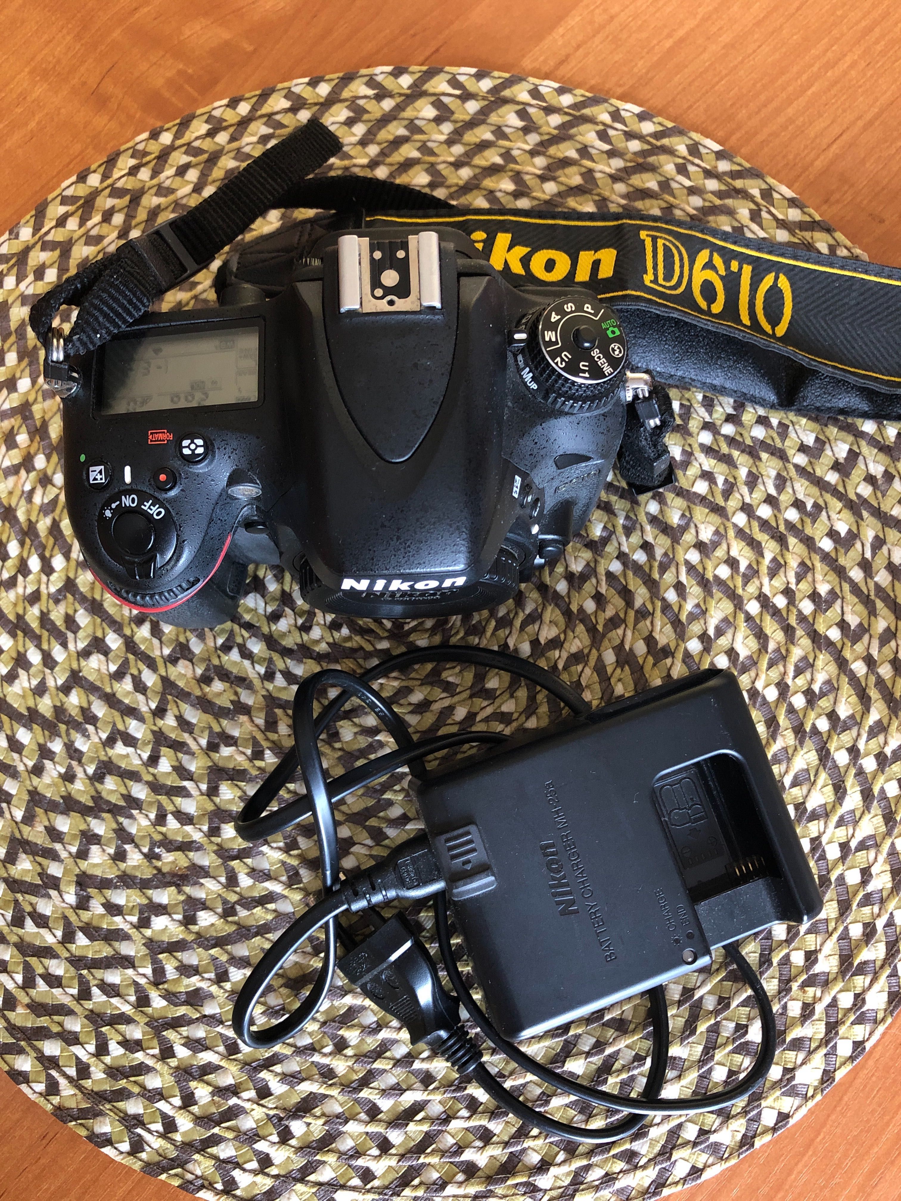 Aparat Nikon D610 pełna klatka