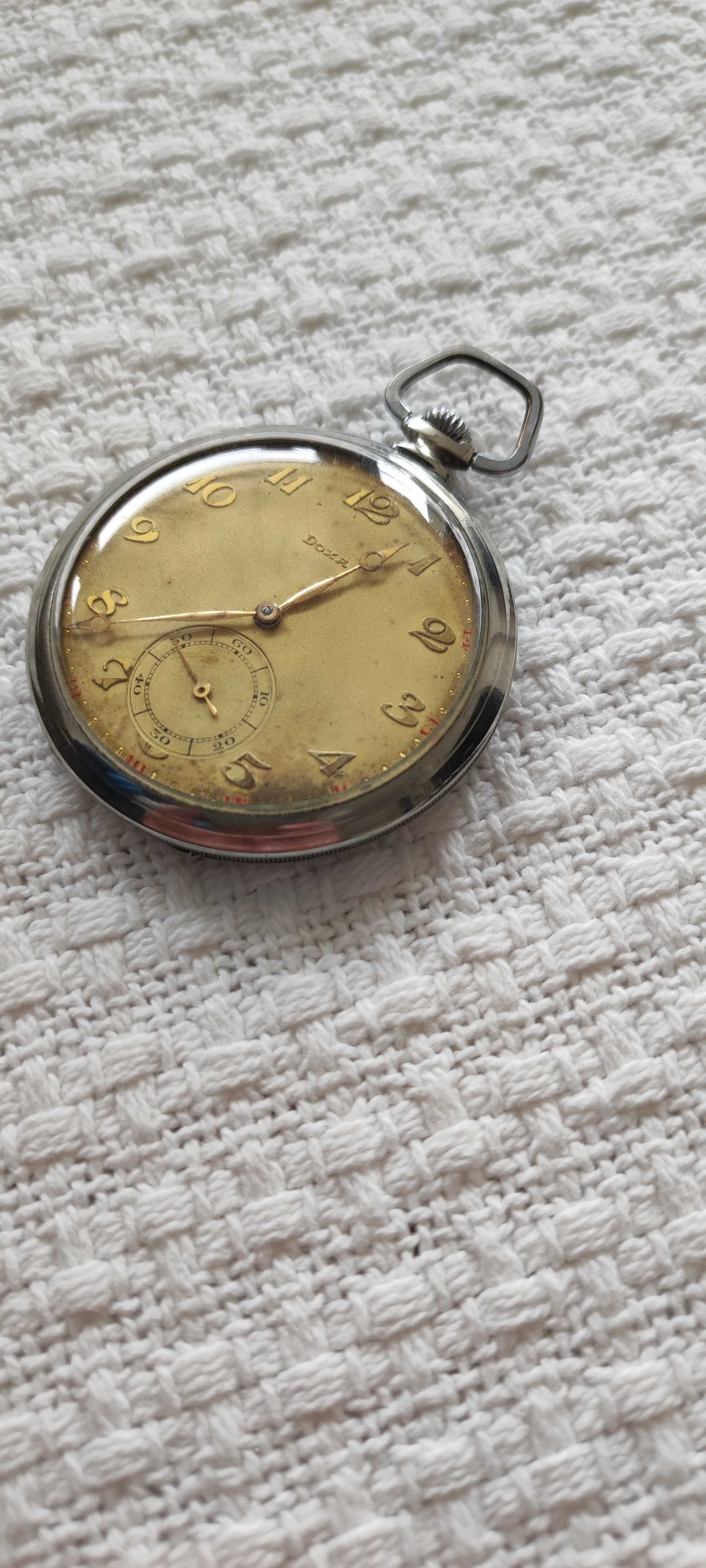 DOXA kieszonkowy PIĘKNY zegarek ORYGINALNY lata 50-te szwajcarski