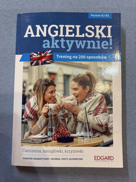 Angielski aktywnie!- A2-B1 zeszyt ćwiczeń, łamigłówek, krzyżówek