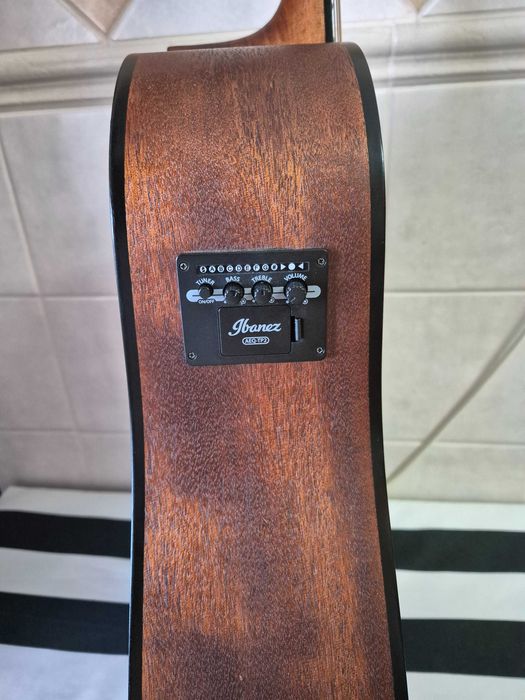 Guitarra Acústica Ibanez AW54 CE  OPN + Estojo Rigido Dreadnought