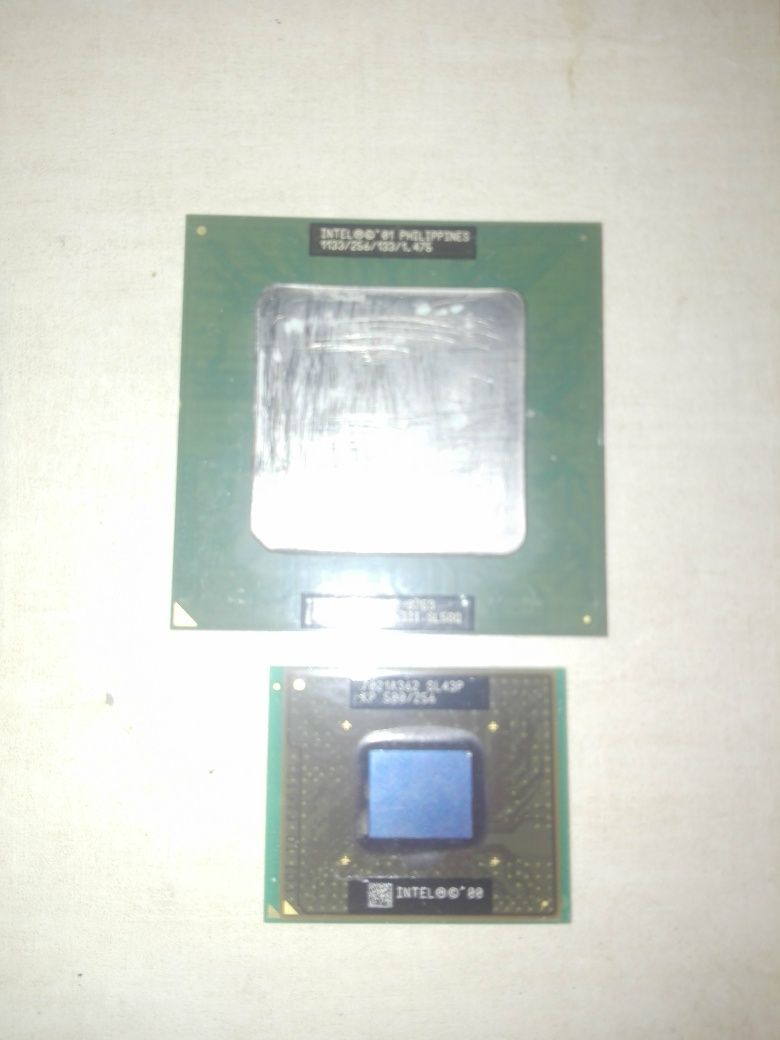 Procesor intel pentium 3 1133/256/133 i Pentium 500 mobile