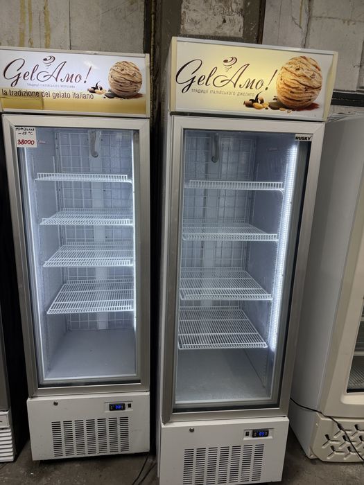 Морозилка вертикальная витрина Барный морозильник Ларь Минусовка