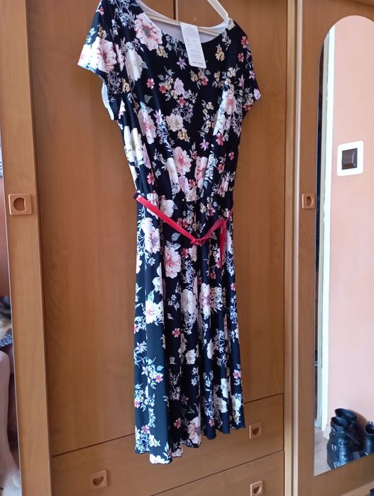 Elegancka sukienka i buty