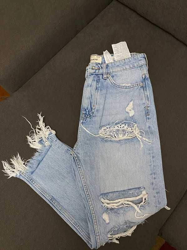 calças pull&bear jeans