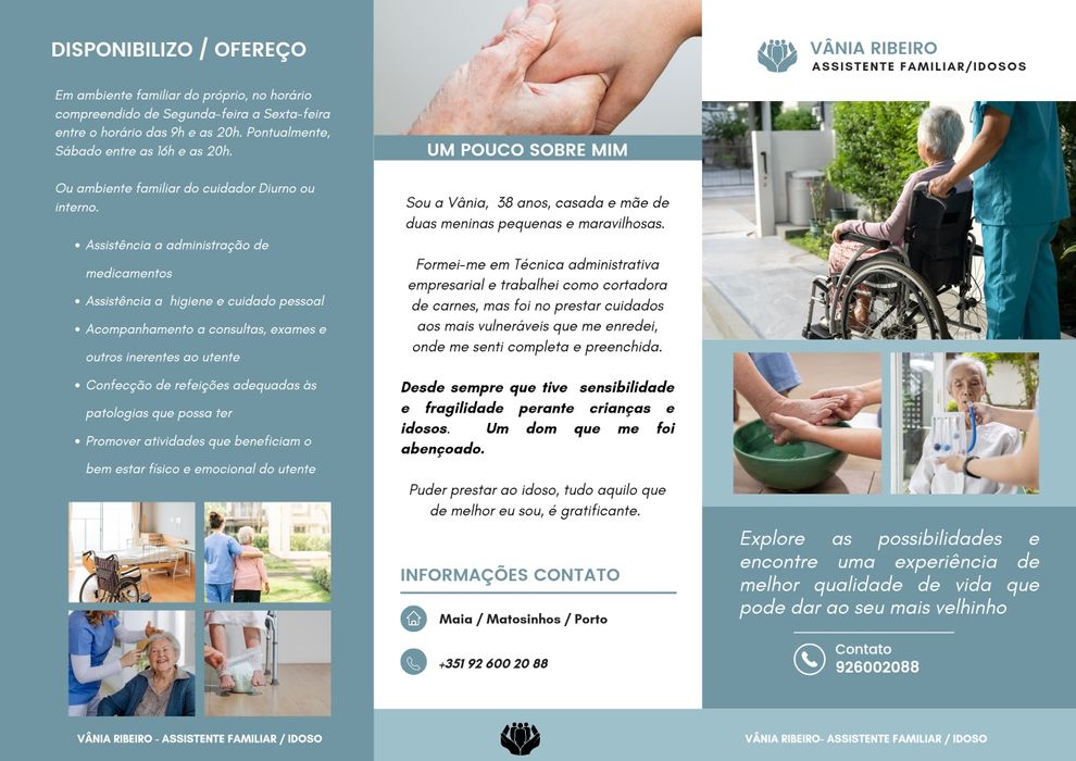 Auxiliar de geriatria / familiar