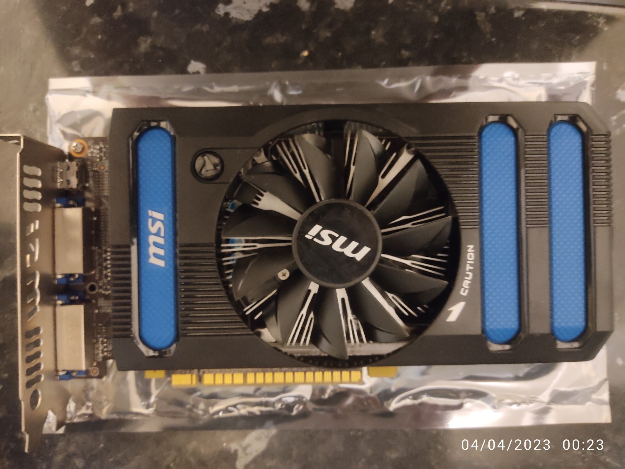 Placa gráfica MSI Nvidea GTX 650 TI