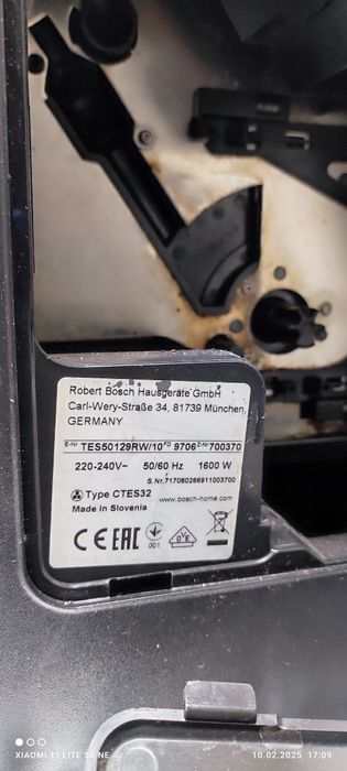 Express Bosch Siemens Vero Cafe TES5012 części 9RW/10