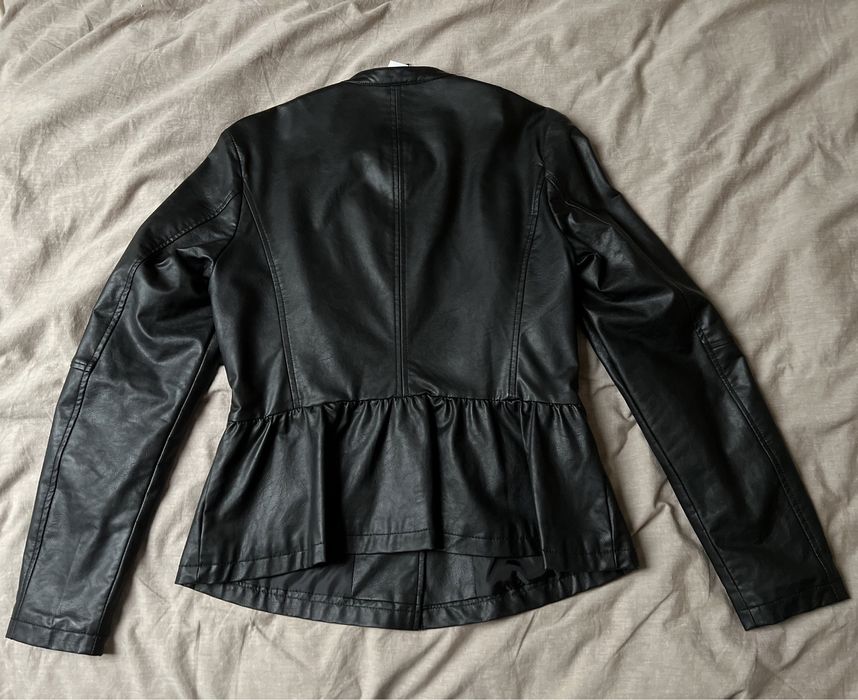 NOWA Sisley benetton500 zł kurtka skorzana z baskinka ramoneska OKAZJA