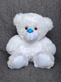 М'яка іграшка білий плюшевий ведмедик 30 см сидячи Teddy Bear