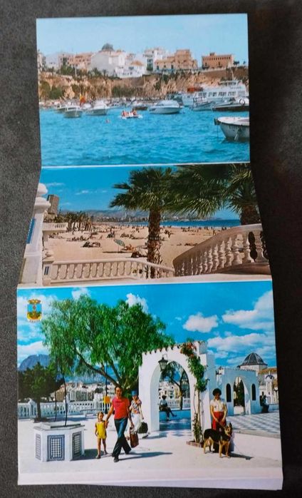 Conjunto de 12 Postais Miniatura de Benidorm
