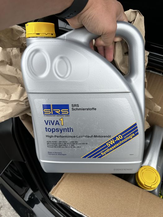 Німецька Моторна олива масло SRS VIVA 1 topsynth 5W-40 (5L)