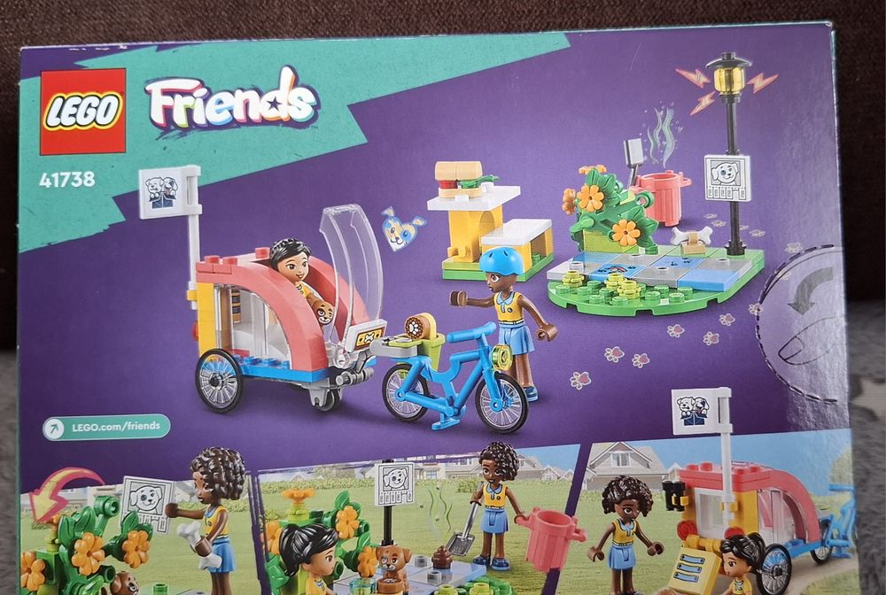 Lego Friends 41738, klocki lego rower z przyczepką