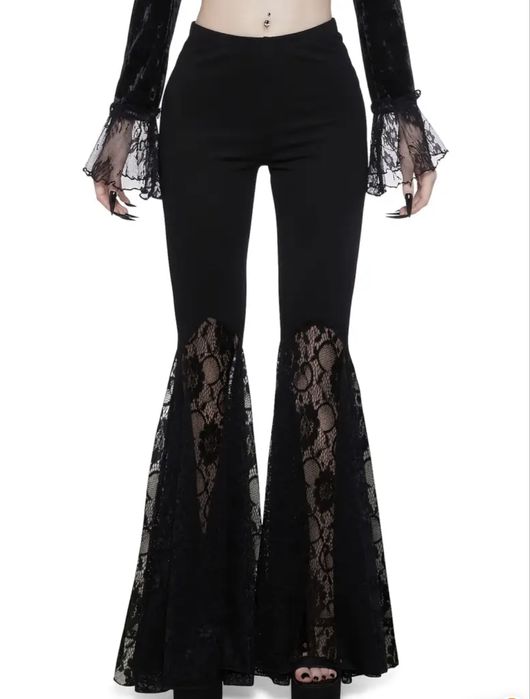 готические штаны клёш