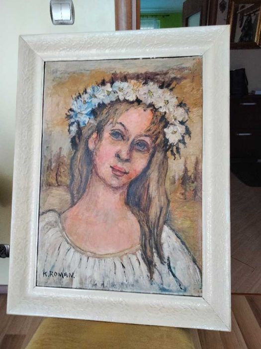 Obraz olejny Znanej zakopiańskiej malarki Kazimiery Roman