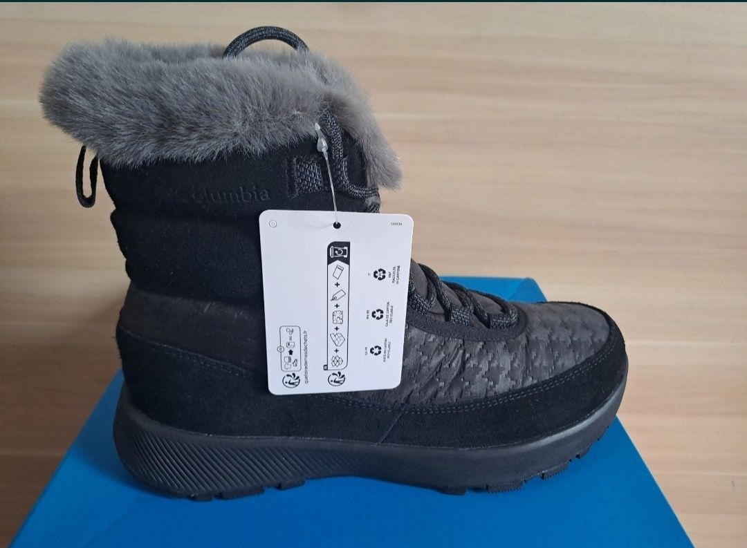Columbia Slopeside Peak Luxe kozaki zimowe śniegowce r.40,5 oryginalne