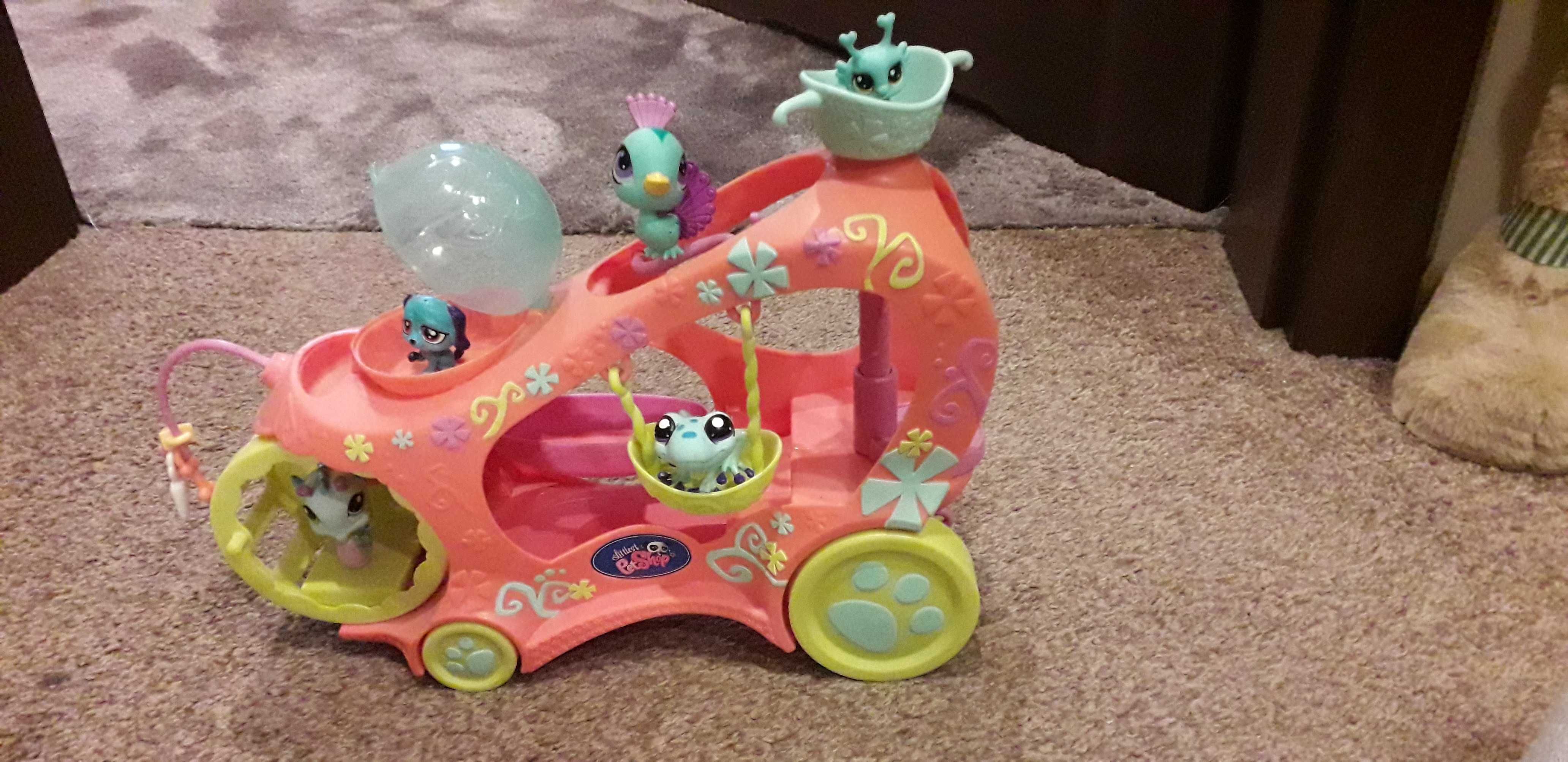 LPS Littlest Pet Shop domek pojazd napędzany łapkami