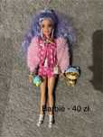 Barbie fioletowe włosy