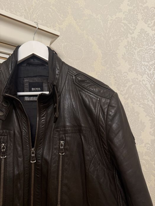 Hugo Boss куртка шкіряна чоловіча