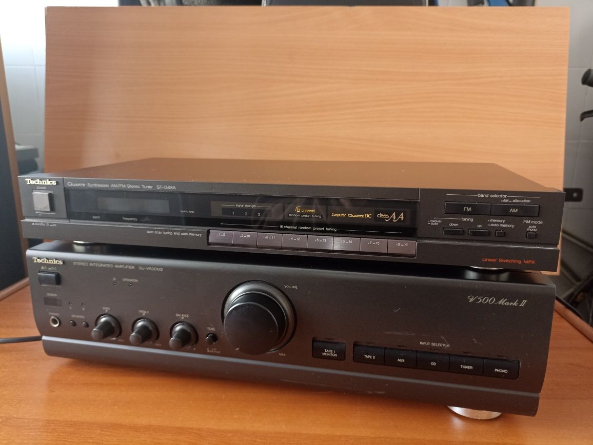Amplificador Technics SU V500 mkII + sintonizador