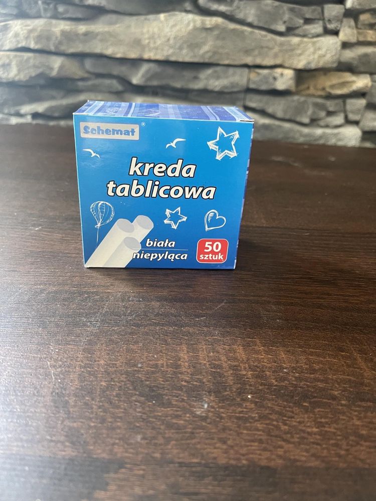 Kreda tablicowa biała 50 szt 48tknsz