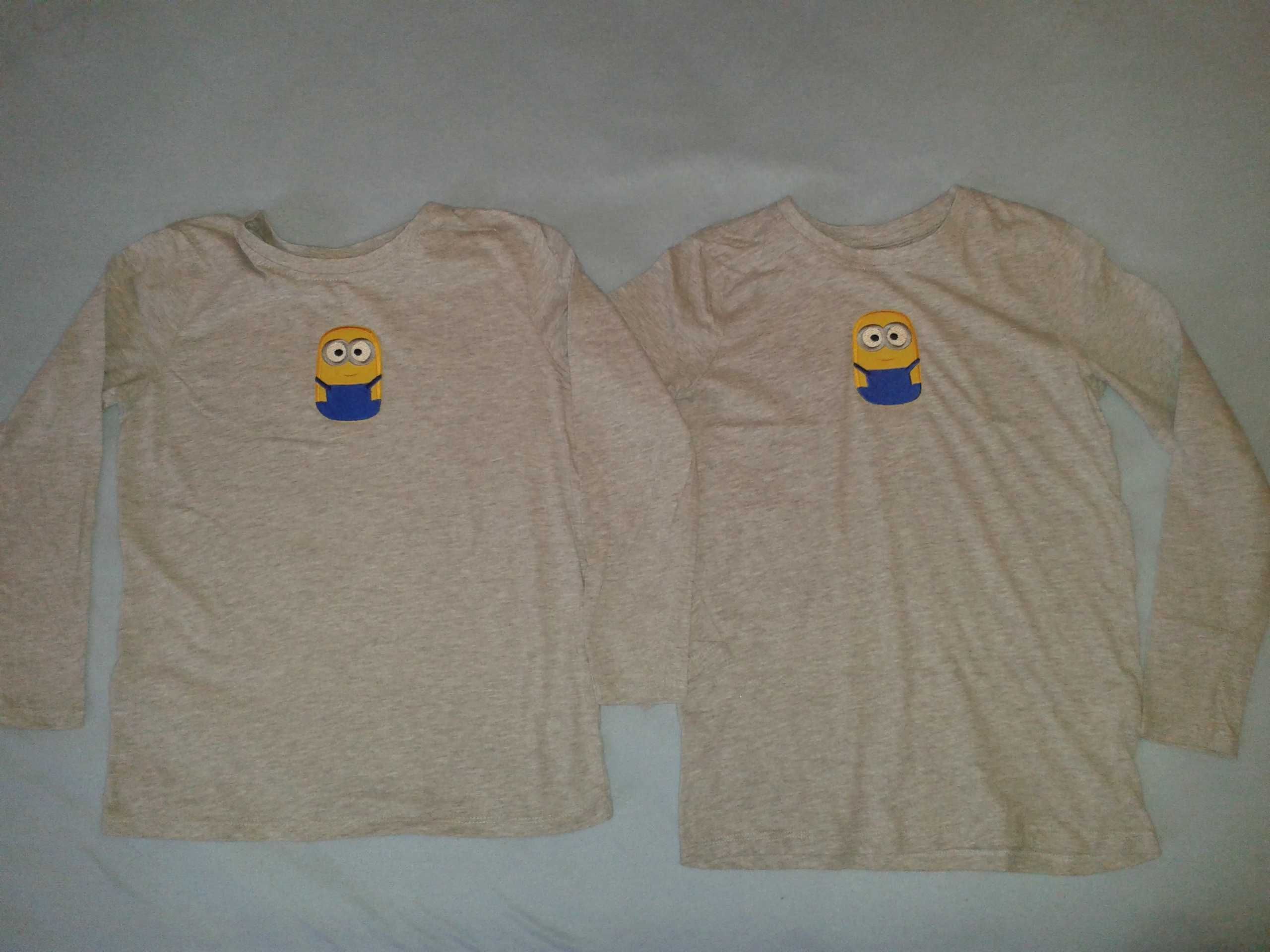 Bluzki dla bliźniaków rozmiar 134 paka ubrań zakup tylko całości