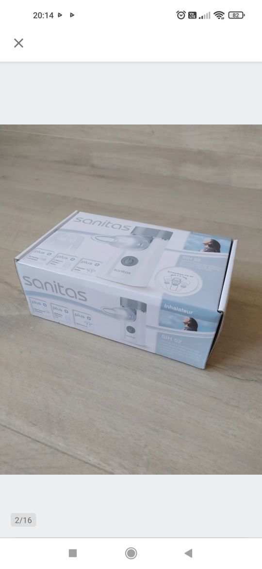 Sanitas SIH 52 Inhalator Membranowy

Po zwrocie, nowy.

Nie używany, s