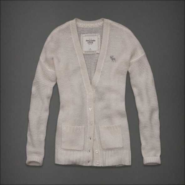 Abercrombie&Fitch Caroline sweter kardigan wełna M/L