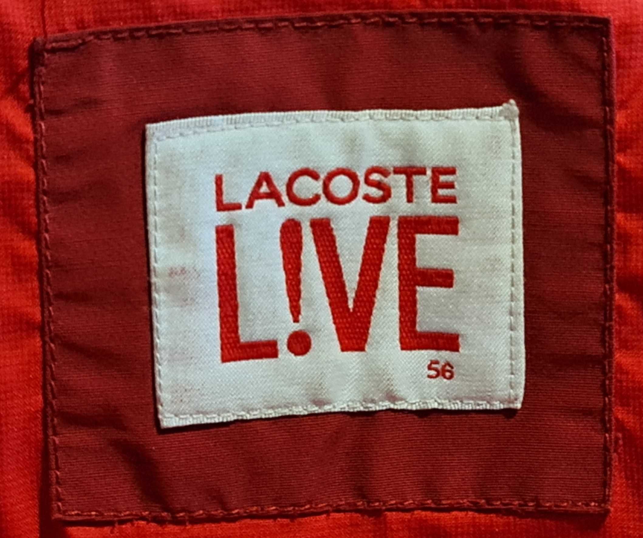 Blusão acolchoado Lacoste homem tamanho 56 (XL) vermelho