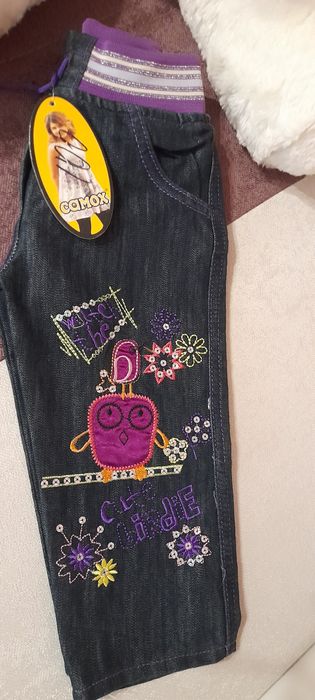 Штани джинсові на дівчинку . Нові.