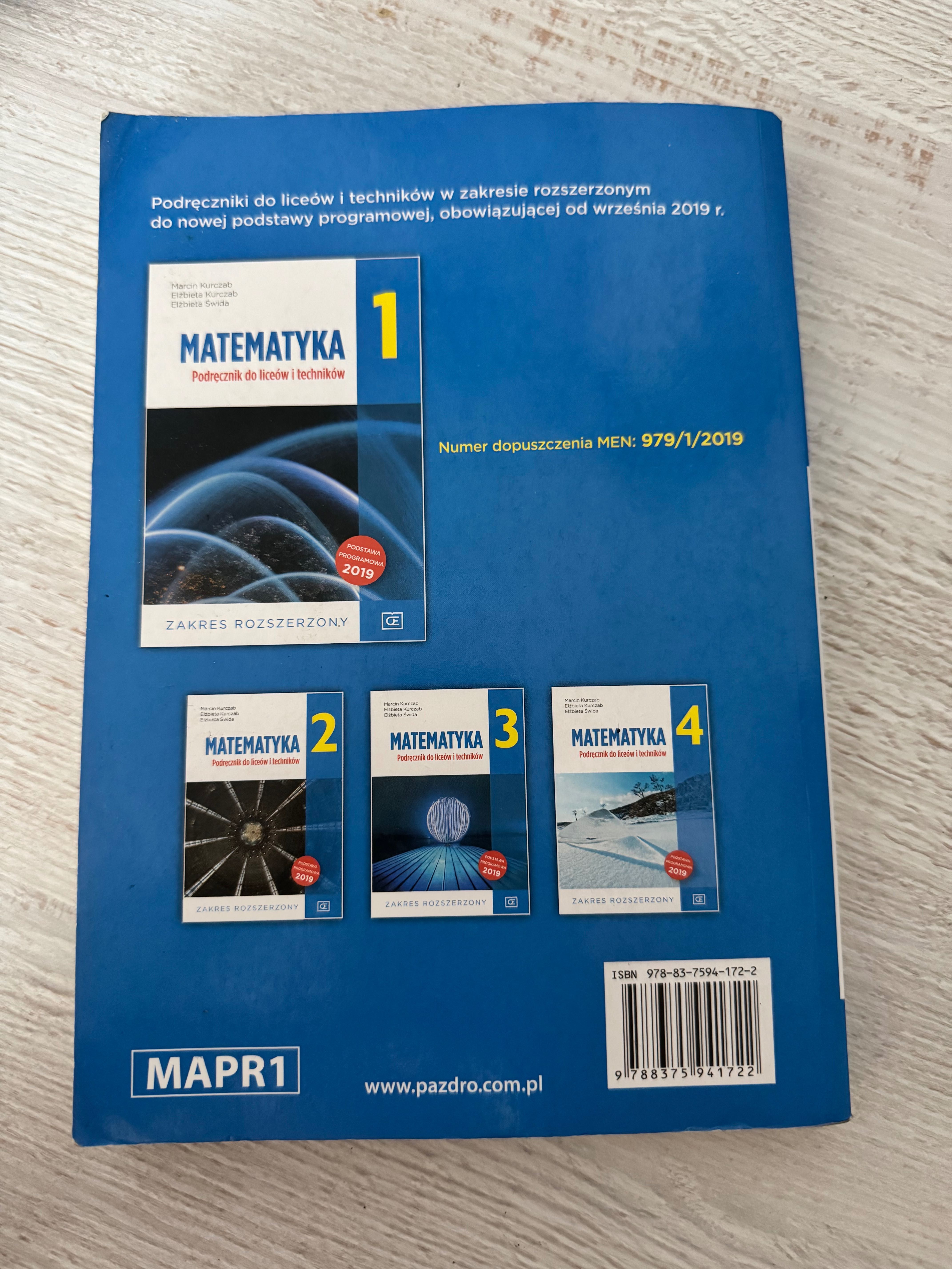 Podręcznik matematyka 1 zakres rozszerzony