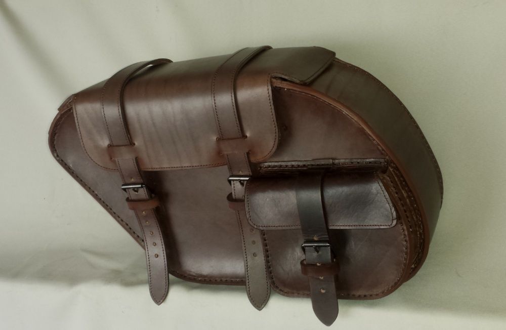 Alforge/Mala artesanal de qualidade superior em couro vintage