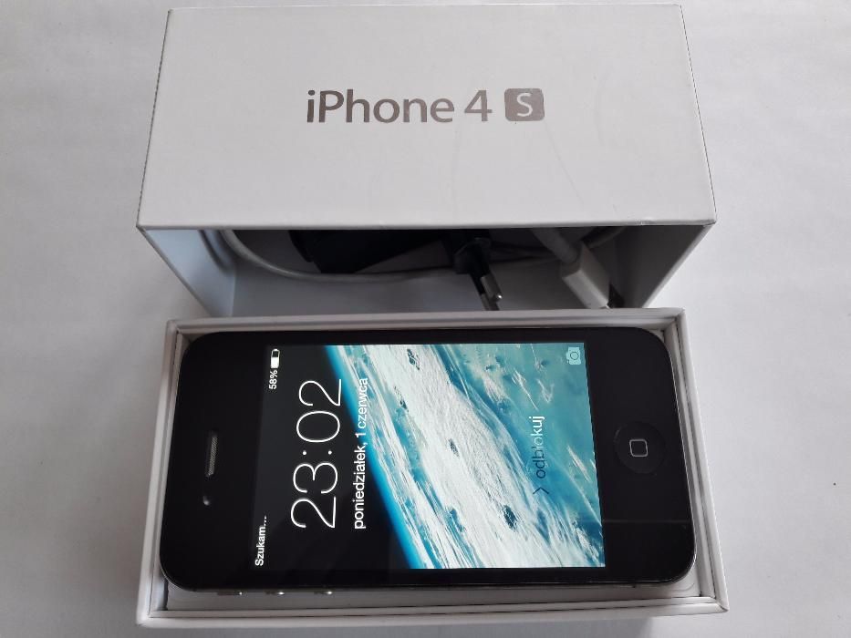 Telefon - iPhone 4 S 16 GB Czarny Apple bez simlocka