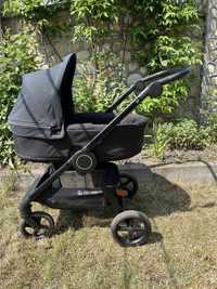 Коляска Stokke Beat black 2 в 1 + автокрісло з  базою isofix