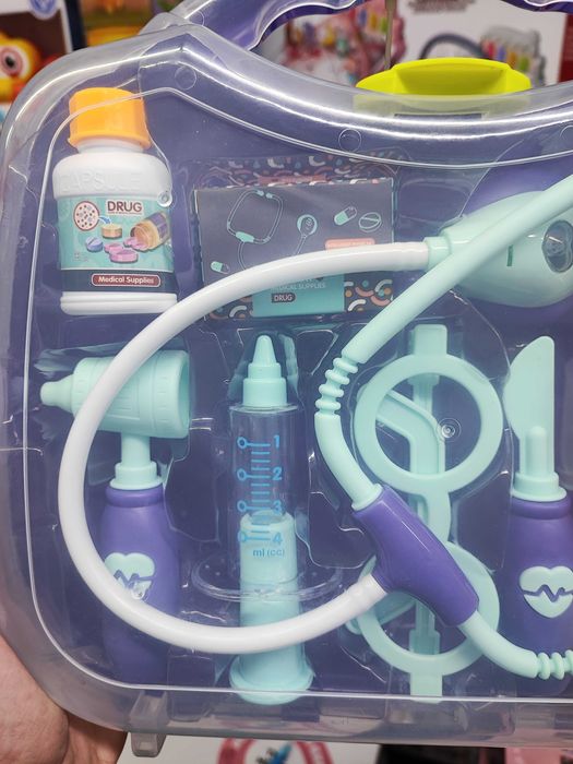 Лікар доктор врач медичний набір в чемоданчику Польща