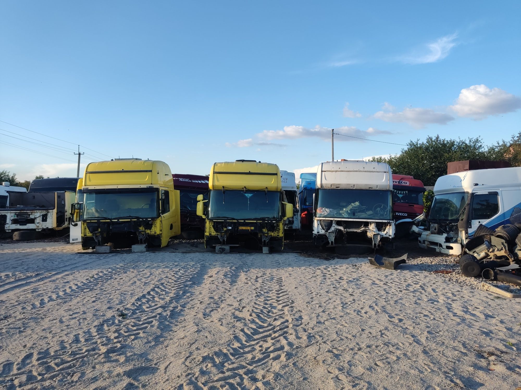 Шрот вантажних автомобілів. Разборка Daf Man Iveco Scania VolVo Renaul