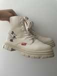 Sapatos da Minnie Mouse - Bota beige