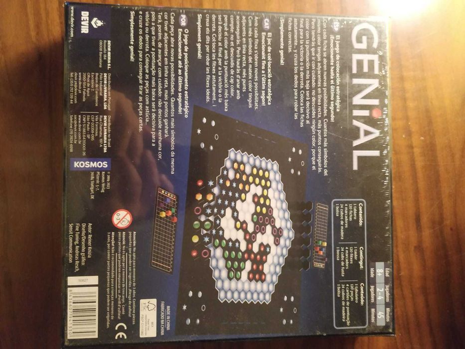 Genial, jogo de tabuleiro