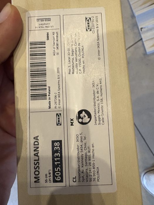 Polki Ikea 3 szt Mosslandia