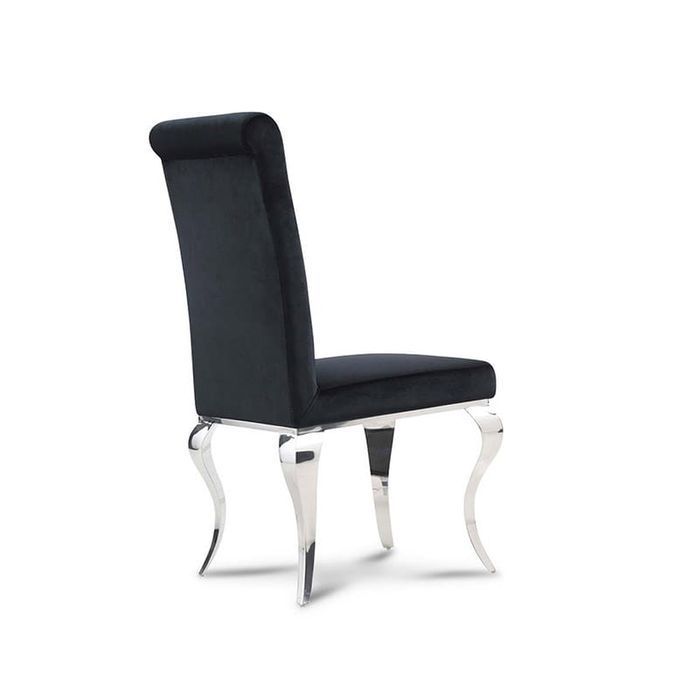 Krzesło glamour Premier Black nowoczesne krzesło tapicerowane